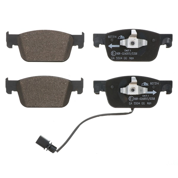 Ate BRAKE PADS 8W0698151AF 17-20 VAG 607314 - main